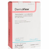 Transparent Film Dressing DermaView Roll 4 Inch X 11 Yard 2 Tab Delivery With Label Sterile Count of 1 By DermaRite