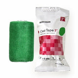 Cast Tape McKesson 3 Inch X 12 Foot Fiberglass Green Count of 10 By McKesson
