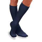 Diabetic Compression Socks JOBST  Sensifoot Crew Large Navy Closed Toe Count of 1 By Jobst