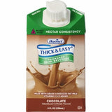 Thickened Beverage Thick & Easy  8 oz. Container Carton Chocolate Flavor Ready to Use Nectar Consist Case of 27 by Hormel