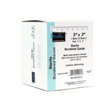 Adhesive Dressing 2 X 2 Inch Gauze Sterile Count of 50 By DermaRite