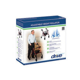 4개의 바퀴 Rollator 드라이브 빨강 조정가능한 고도 알루미늄 구조 빨강 1개 드라이브 의학에 의하여 각각