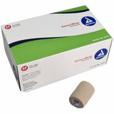 Cohesive Bandage Sensi-Wrap 3 Inch X 5 Yard Standard Compression Self-adherent Closure Tan NonSteril Count of 24 By Dynarex