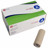 Cohesive Bandage Sensi-Wrap 6 Inch X 5 Yard Standard Compression Self-adherent Closure Tan NonSteril Count of 12 By Dynarex