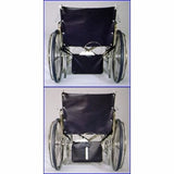 Urinary Drainage Bag Holder Thru-View Vinyl, Blue, Vinyl Window 1 Each by Skil-Care