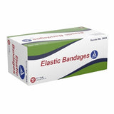 Elastic Bandage Dynarex  4 Inch X 4-1/2 Yard Standard Compression Clip Detached Closure Tan NonSteri Count of 1 By Dynarex