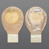 Ostomy Pouch Pouchkins One-Piece System 7 Inch Length Up to 2 Inch Stoma Drainable Flat, Trim To Fit Count of 10 By Hollister