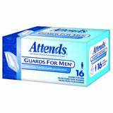 Bladder Control Pad Attends  Guards For Men  8-1/2 X 10-1/4 Inch Light Absorbency Polymer Core One S Count of 64 By Attends