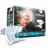 Unisex Adult Incontinence Brief Attends Premier Large 12 Count (Case of 4) by Attends