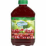 Thickened Beverage Thick & Easy  46 oz. Container Bottle Cranberry Juice Cocktail Flavor Ready to Us Count of 6 by Hormel
