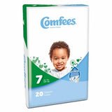 Unisex Baby Diaper Size 7 Disposable Count of 80 By Attends