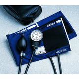 Aneroid Sphygmomanometer with Cuff Adult Large, Navy Blue, 1 Each by McKesson