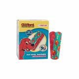 Adhesive Strip American  White Cross Stat Strip  3/4 X 3 Inch Plastic Rectangle Kid Design (Clifford Count of 12 By Dukal