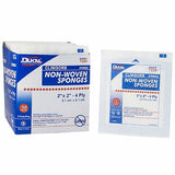 NonWoven Sponge Clinisorb Polyester / Rayon 4-Ply 2 X 2 Inch Square Sterile 100 Count by Dukal