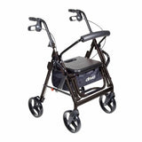 4 Wheel Rollator drive Duet Blue Folding Aluminum Frame Blue Case of 1 by Drive Medical