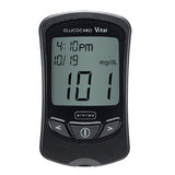 Blood Glucose Meter Kit Glucocard  Vital 7 Second Results Stores Up To 250 Results , 14 and 30 Day A Count of 4 By ArkRay