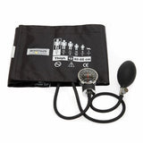 Aneroid Sphygmomanometer with Cuff McKesson LUMEON 2-Tube Pocket Size Hand Held Size Large Count of 12 by McKesson