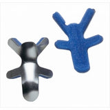 Finger Splint PROCARE  Frog Style Aluminum / Foam Left or Right Hand Blue / Silver Small Count of 12 By DJO