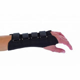Wrist Splint PROCARE  Contoured Cotton / Flannel Right Hand Black Small Count of 1 By DJO
