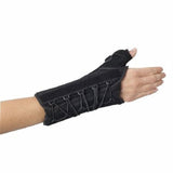 Wrist / Thumb Support Splint Quick-Fit  W.T.O. Nylon / Foam Right Hand Black One Size Fits Most Count of 1 By DJO