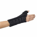 Wrist / Thumb Support Splint Quick-Fit  W.T.O. Thumb and Palmar Stay Nylon / Foam Left Hand Black On Count of 1 By DJO