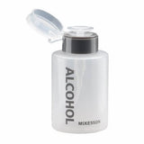Alcohol Dispenser McKesson Push Down Dispensing, 9 Ounce, Translucent, Alcohol Imprint, Polyethylene Count of 1 By McKesson