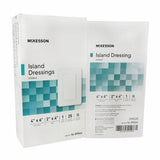 Adhesive Dressing McKesson 4 X 6 Inch Polypropylene / Rayon Rectangle White Sterile Count of 25 By McKesson