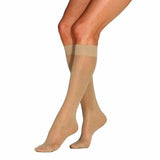 압축 스타킹 JOBST UltraSheer Knee High Medium Sun Bronze 클로즈드 토 카운트 오브 1 By Bsn-Jobst