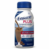 Oral Supplement Ensure  Plus Chocolate Flavor 8 oz. Container Bottle Ready to Use Count of 24 By Abbott Nutrition