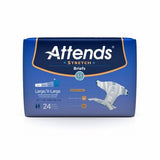 Unisex Adult Incontinence Brief Stretch Large / X-Large Disposable Heavy Absorbency Count of 24 By Attends