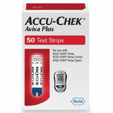 Blood Glucose Test Strips Accu-Chek  Aviva Plus 50 Strips per Box Tiny 0.6 microliter drop For Accu- Count of 1800 By Accu-Chek