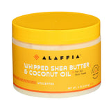 Whipped Shea Butter & Coconut Oil Unscented & Unrefined 4 Oz by Alaffia