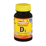 Vitamin D3 100 Softgels By Sundance