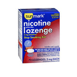 Nicotine Lozenge Cinnamon 72 Lozenges By Sunmark
