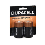 Alkaline Batteries Size D 2 Count By Duracell