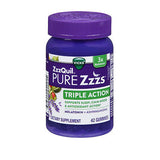 ZzzQuil Pure Zzzs 트리플 액션 멜라토닌 및 Ashwagandha 구미 42 Count By Crest