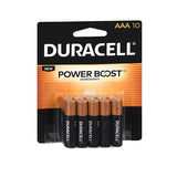 Coppertop Alkaline Batteries 1.5 Volt AAA (10) 10 Count By Duracell