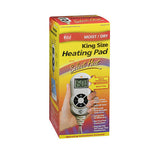 King Size Heating Pad Moist & Dry With Select Heat 1 Count By Cara