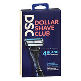 4 Blade Handle & Cartridges 2 Count by Dollar Shave Club