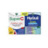Vicks NyQuil Severe and Super C Nighttime Convenience 26 Caps By Crest