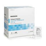 MooreBrand Calcium Carbonate Antacid Box of 250 by Sunmark