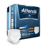 Attends Absorbent Underwear 3X-Large 10 Count by Attends