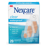 3M Nexcare Waterproof Adhesive Strip Assorted Sizes Box of 20 by 3M
