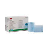 3M Micropore S Silicone Medical Tape 2 Inch x 5-1/2 Yard Blue Box of 6 by 3M