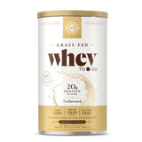 Grass Fed Whey To Go Unflavored 13.2 Oz by Solgar