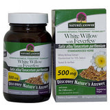 White Willow with Feverfew Standardized 60 Veg Caps By Nature's Answer