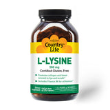 L-Lysine with B-6 250 Caps By Country Life