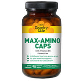 Max-Amino with B-6 (Blend Of 18 Amino Acids) 90 Caps By Country Life
