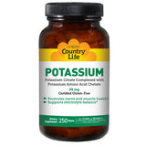 Potassium 250 Tabs By Country Life