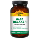Relaxer with GABA + B-6 RR 90 Tabs By Country Life
